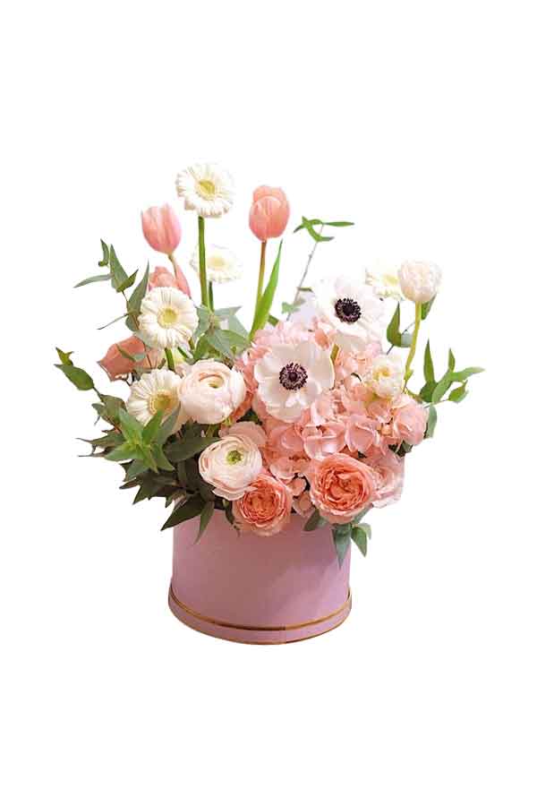 Premium Silk Flower Display – Realistic Artificial Floral Arrangement in Decorative Vase for Home and Event Décor | Plantsworld.ae