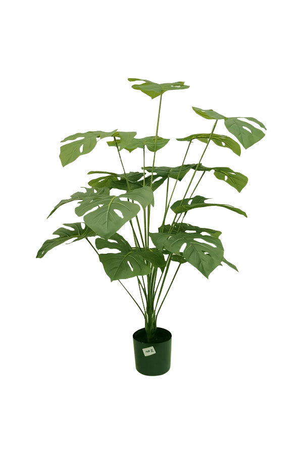 Artificial Monstera Medium Plant – Realistic Faux Tropical Greenery