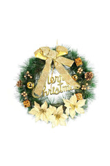 Christmas Artificial Floral Wreath Ornament