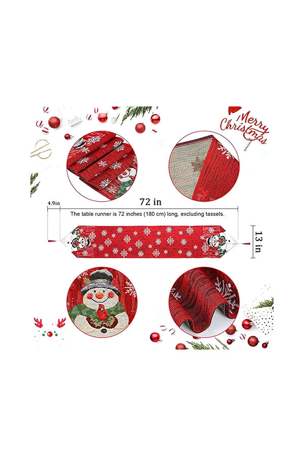 Christmas Holiday Party Decor Table Runner