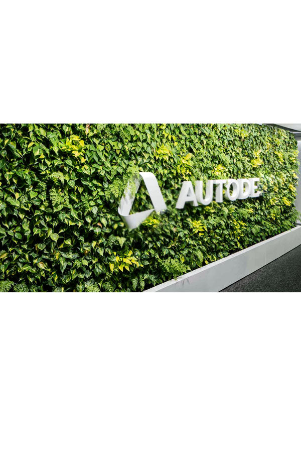 Green Wall Sign Board with nature-inspired design and sleek typography, stylish decorative signage from PlantsWorld.ae.