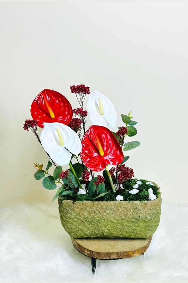 Charming And Everlasting Flower Decor – Elegant Artificial Flower Arrangement for Home & Office | Plantsworld.ae