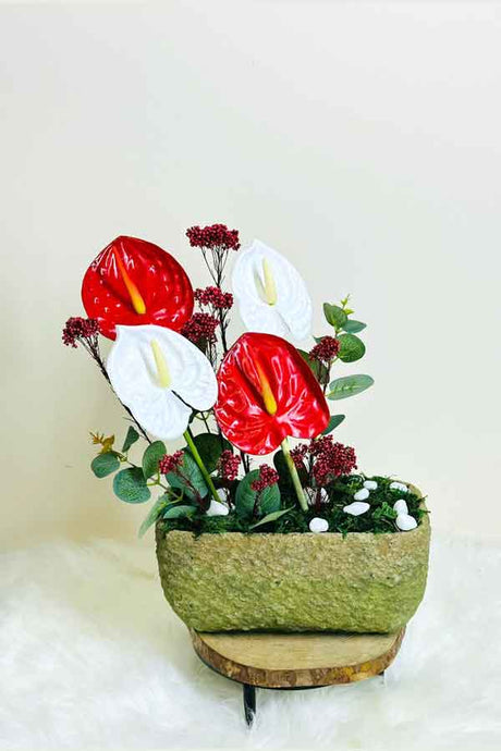 Charming And Everlasting Flower Decor – Elegant Artificial Flower Arrangement for Home & Office | Plantsworld.ae