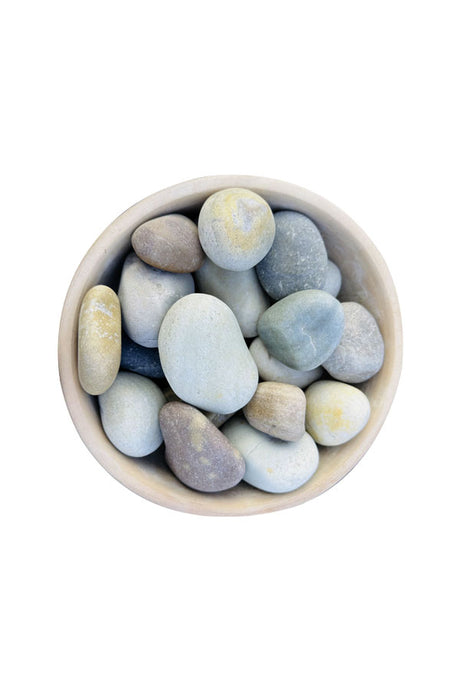 River Stones Matte for Landscaping and Decorative Use – Natural Stones for Garden and Pots