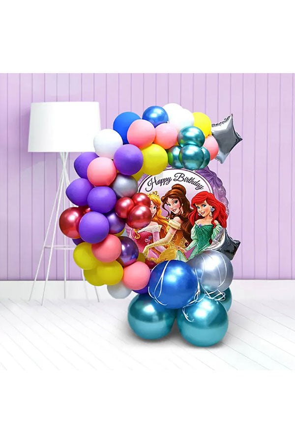 Princess Birthday Balloon Arrangement