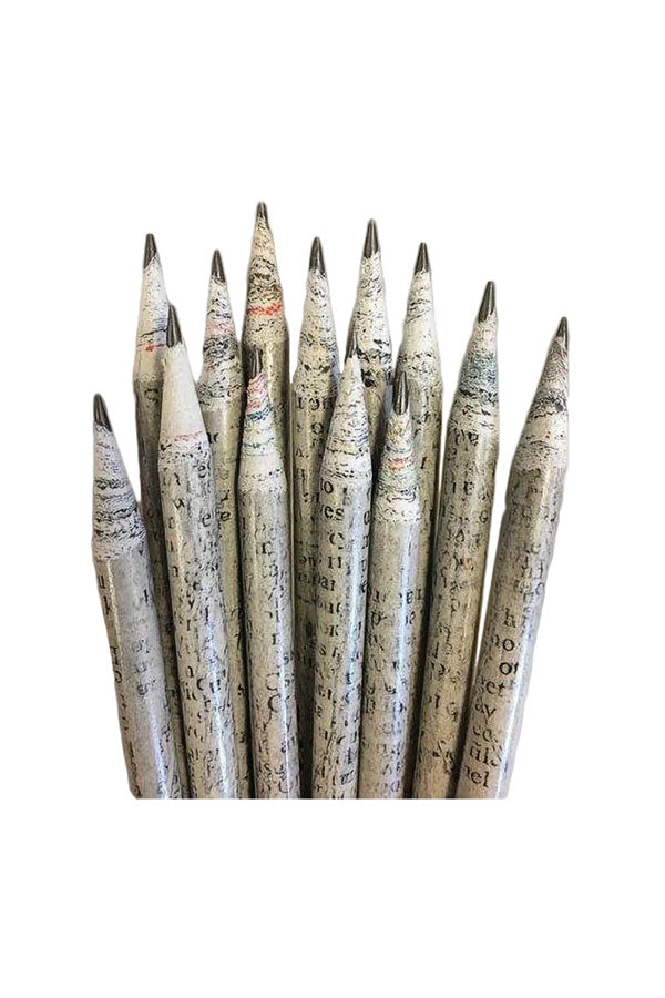 Recycled Newspaper Pencil – Eco-Friendly Upcycled Paper Pencil for Sustainable Living in Dubai