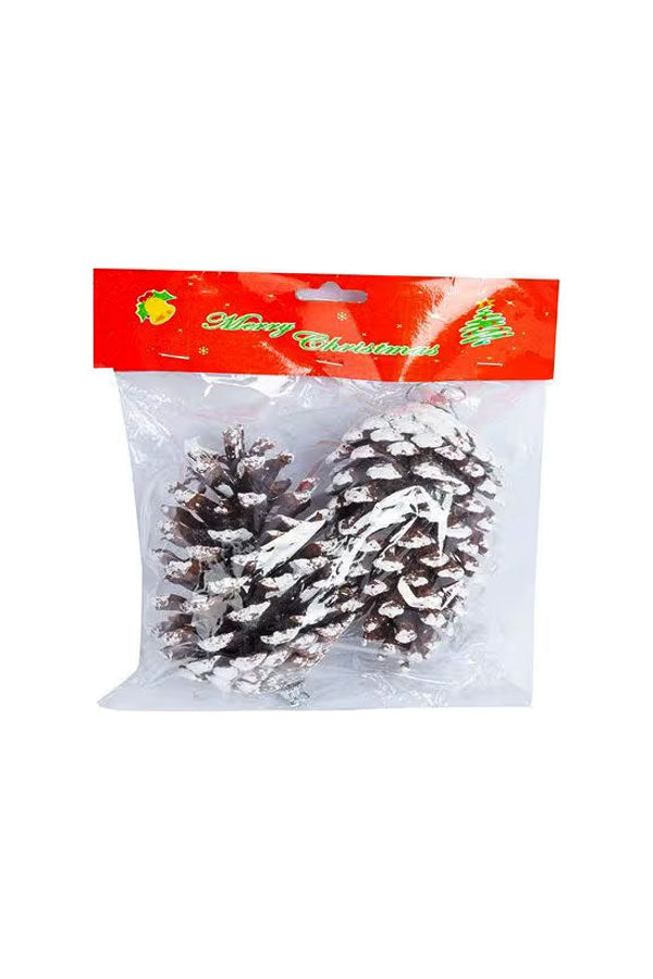 Snow Tipped Christmas Natural Pine Cones