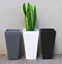 GRP Fiberglass Cubbies Square Planter - Modern, Weather-Resistant Planters for Indoor and Outdoor Spaces