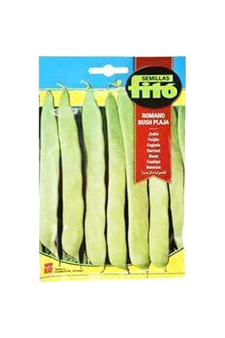 Fito Semillas - Bean Romano Bush Plaja (60 g) seeds for high-yield bush beans. Premium gardening seeds available at Plantsworld.ae