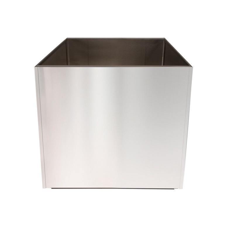 Stainless Steel Square Planters with Mirror finishing - Stainless Steel Square Planters with Mirror finishing - Plantsworld.ae