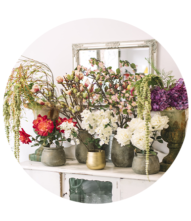 Vibrant Artificial Flower Arrangements for Home & Office Decor