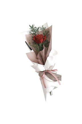Delicate Love Of Joy – Single Red Rose | Romantic Single Flower Gift | Dubai Same-Day Delivery