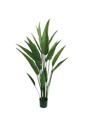 Artificial Thaliyodi Plant – Lifelike Faux Greenery with Vibrant Green Foliage in Decorative Pot

