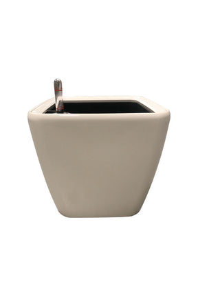 Automatic Watering Fiber Corn Shape Pot with eco-friendly material and self-watering system, designed for easy plant care and decorative appeal.
