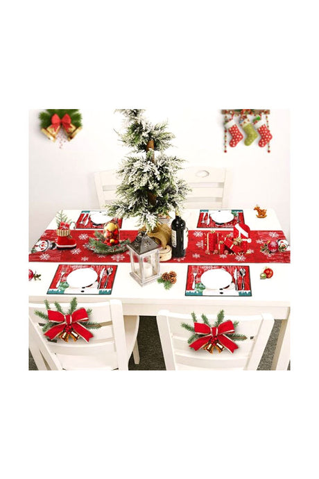 Belove waschbare Weihnachts-Tischsets