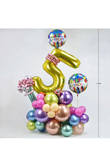 Birthday Numeric Single Balloon Arrangement