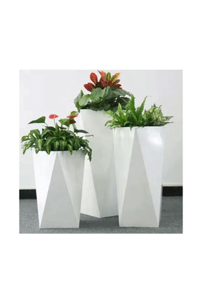 Burj GRC Indoor Plant Pot - Stylish and Durable Planter for Indoor Plants