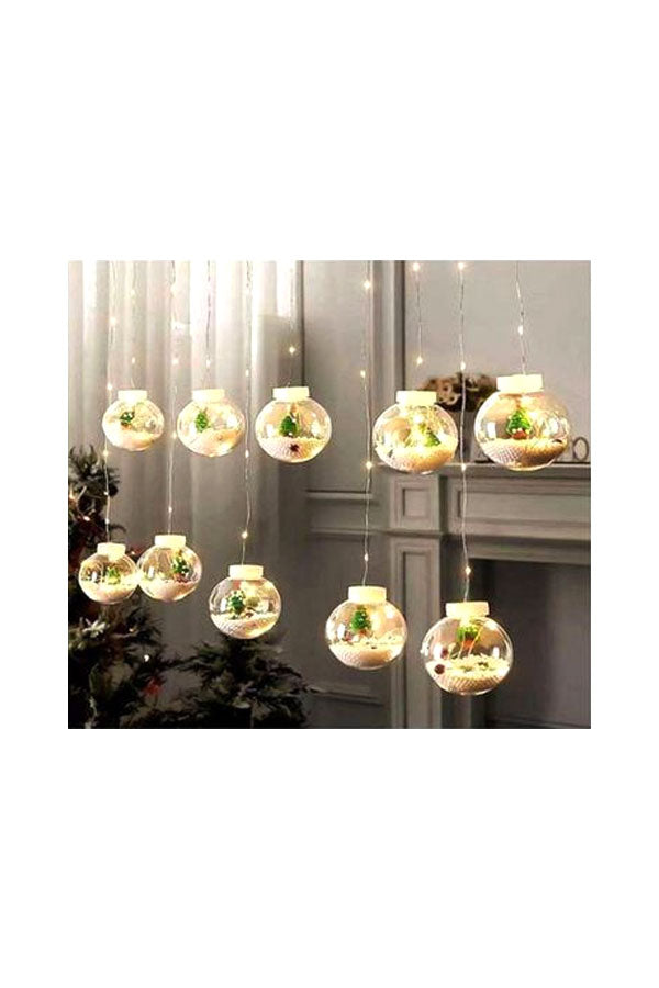 Christmas Curtain Hanging LED Ball Lightings