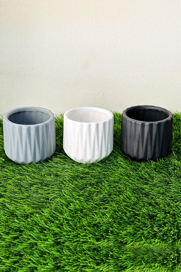 Small Ceramic Succulents Pot Set