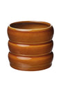 Minimal brown ceramic pot for succulents