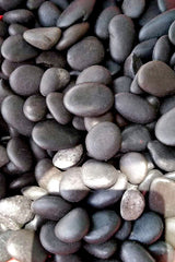 Black Pebbles Stones - Decorative Stones for Garden and Indoor Decor

