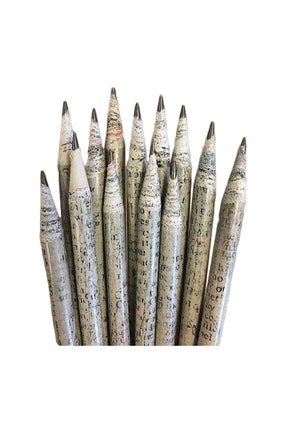 Recycled Newspaper Pencil – Eco-Friendly Upcycled Paper Pencil for Sustainable Living in Dubai