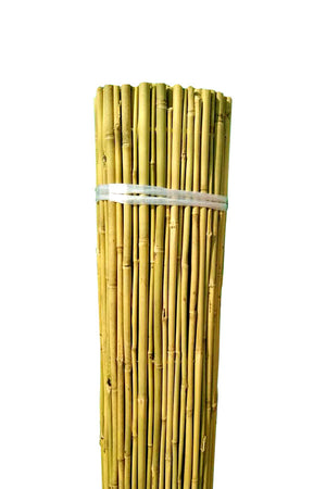 Natural Rolled Bamboo (THICK) fencing for plant care and garden decor
