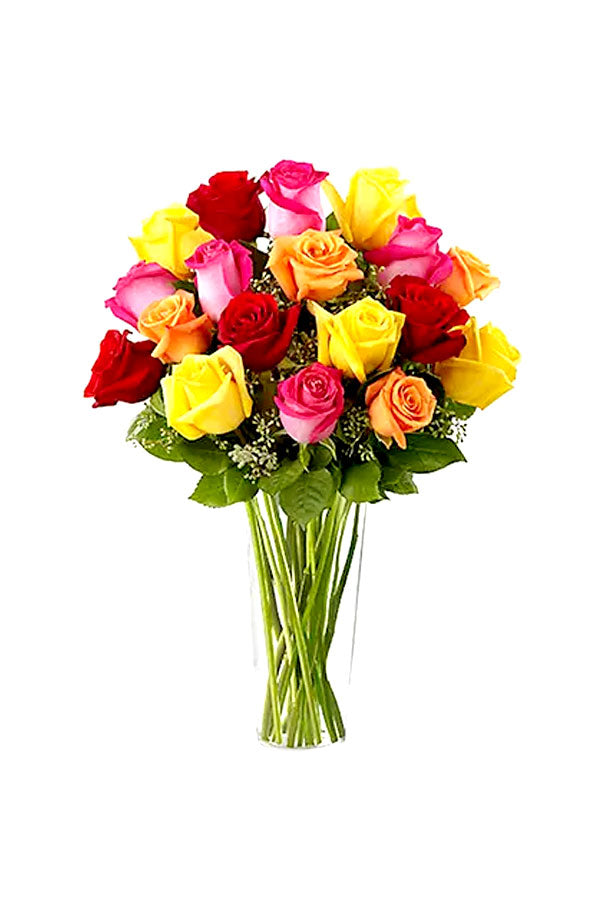 Blüte mit Blumen – Blumengeschenk mit Vase