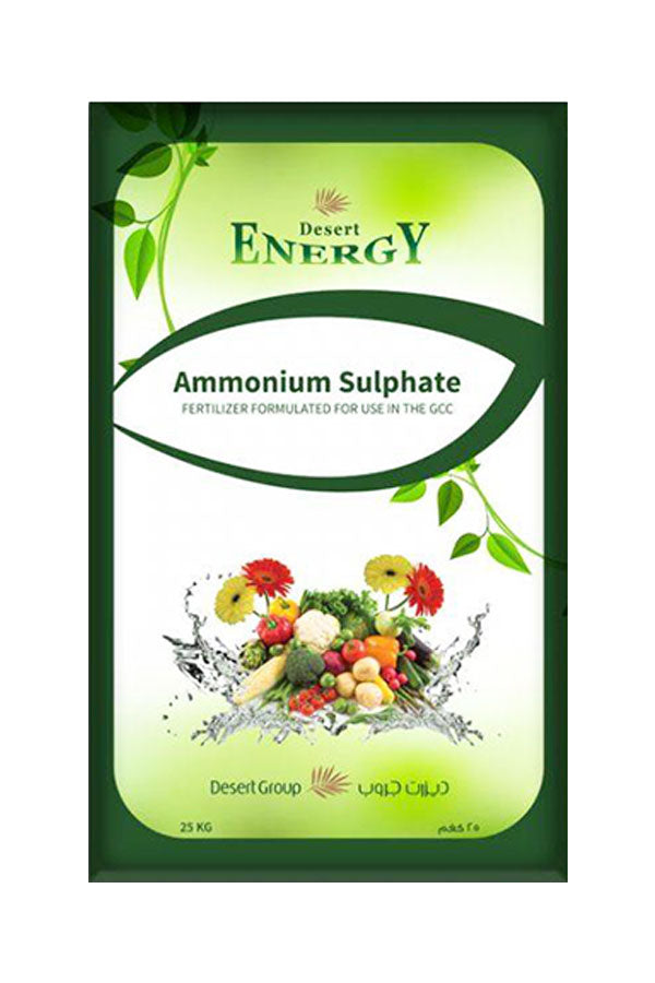 Desert Energy Ammonium Sulphate Fertilizer, 25 Kg