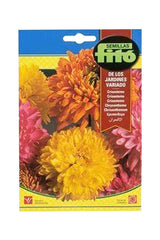 Fito Marigold Tall Double Mix (4 g) Seeds for vibrant, colorful flowers, available at Plantsworld.ae