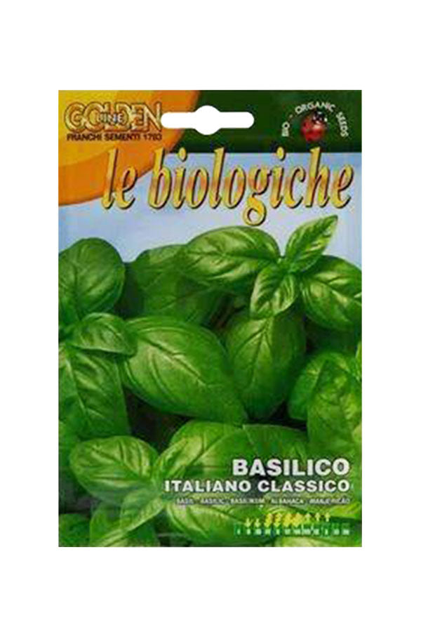 Franchi Golden Line Le Biologiche Organic Seeds (Basilico Italiano Classico)