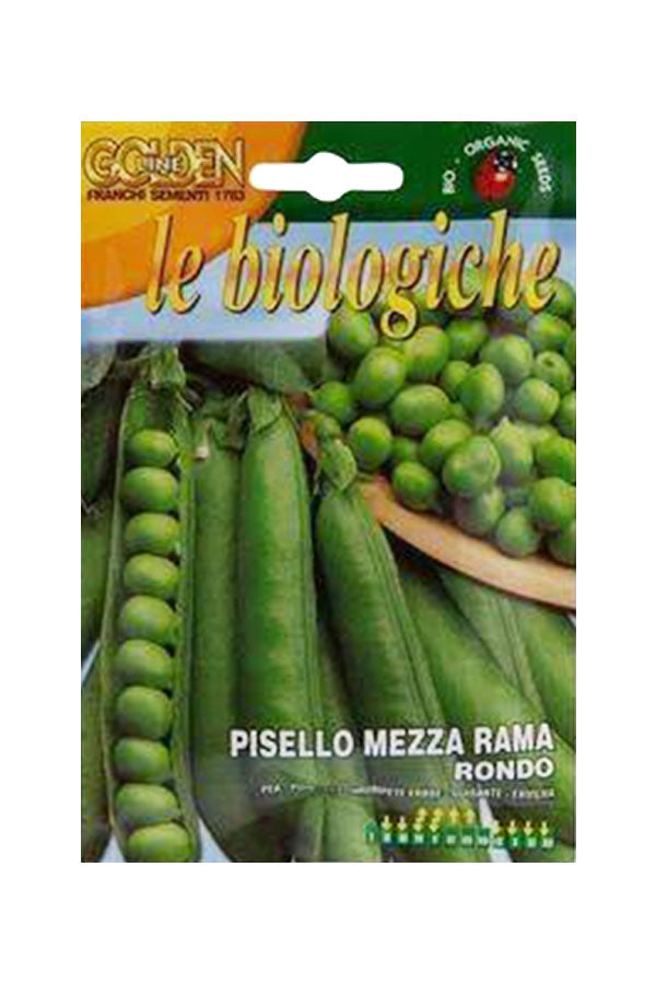 Franchi Golden Line Le Biologiche Green Peas Organic Seeds