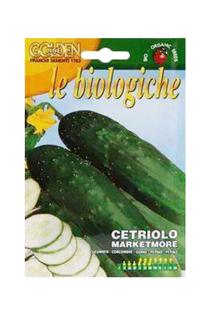 Golden Line Le Biologiche Organic Seeds (Cetriolo Marketmore)
