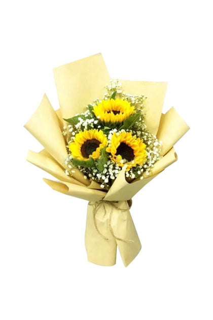 Happiness Bloom With Flowers - Valentine's Flower Bouquet