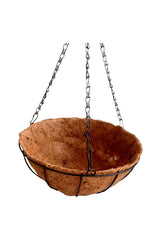 Metal Hanging Planter Basket Pot With Coco Coir( 1 Peice)