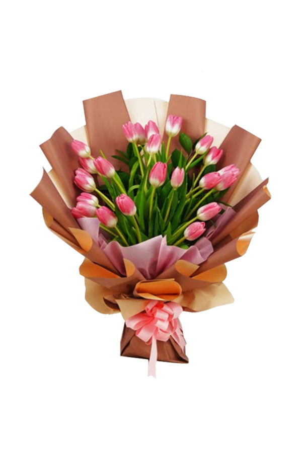 Rose Tulip Beauty - Flower Gift Bouquet