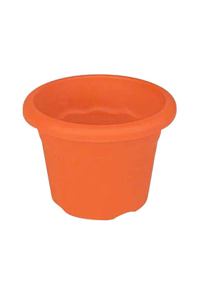 Round plastic planters for indoor and outdoor use - Stylish and durable plant pots for home and garden décor