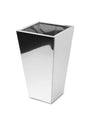 Stainless Steel Conical Square Planters with Mirror finishing - Stainless Steel Conical Square Planters with Mirror finishing - Plantsworld.ae